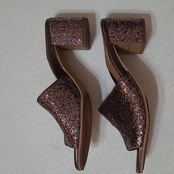 Gentle Souls by Kenneth Cole Glittered heeled sandals size 8 - Picture 3 of 13